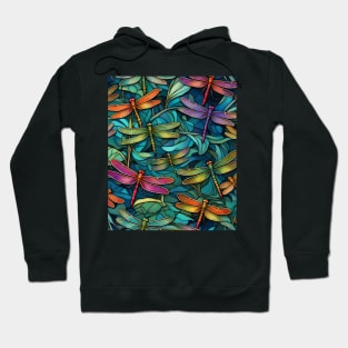 Dreamy Dragonflies Flying Gracefully Hoodie